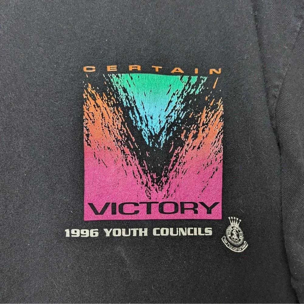 VTG 90s One Way Out Certain Victory Salvation Army Jesus Shirt Single Stitch XL